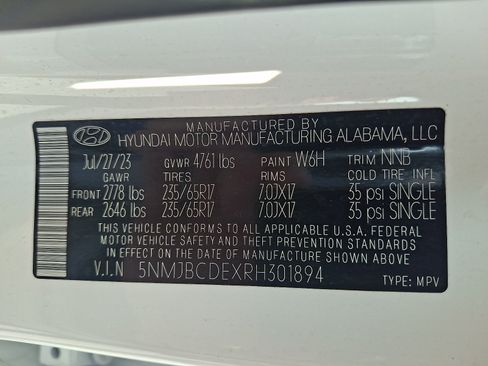 Certified 2024 Hyundai Tucson SEL AWD/4WD image 26