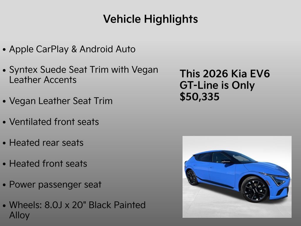 New 2026 Kia EV6 GT-Line AWD/4WD image 35