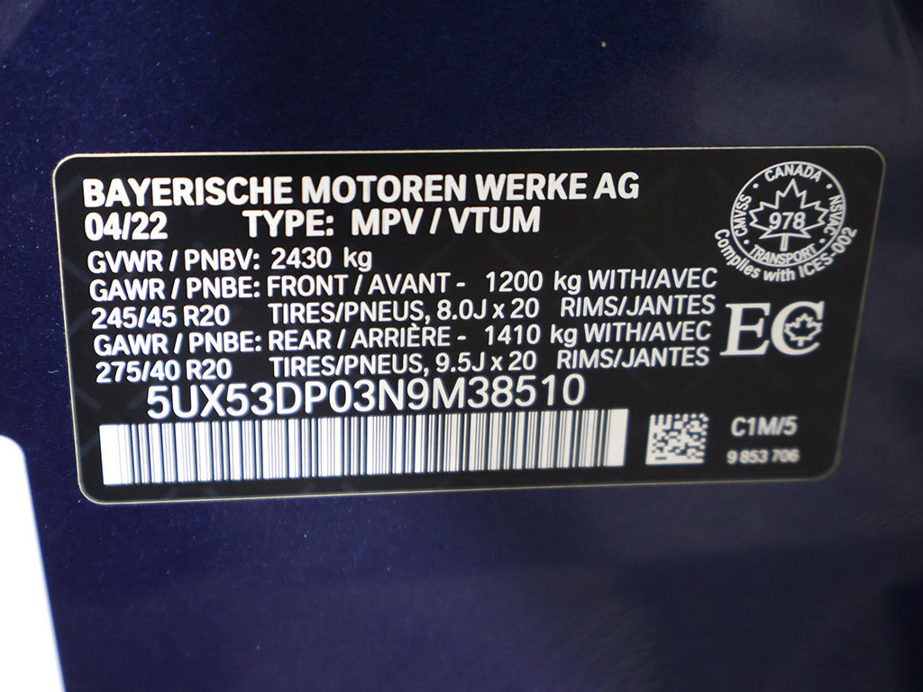 Used 2022 BMW X3 xDrive30i AWD/4WD image 62