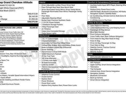 New 2026 Jeep Grand Cherokee Altitude AWD/4WD image 46
