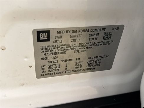 Used 2020 Chevrolet Trax LT w/ LT Convenience Package image 28