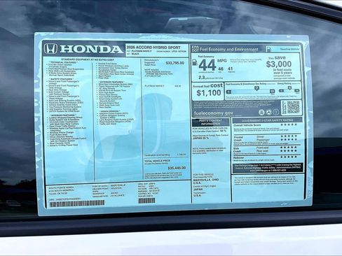 New 2026 Honda Accord Sport image 22