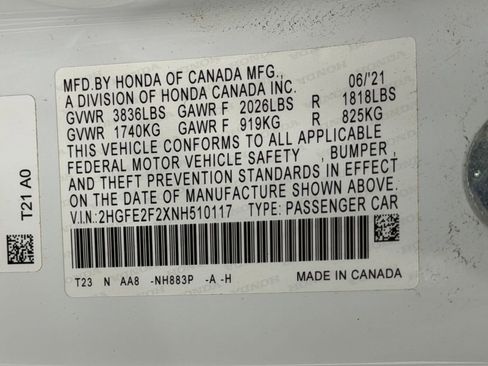 Used 2022 Honda Civic LX image 16