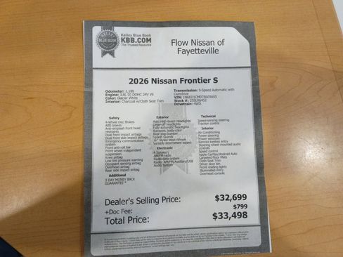 Used 2026 Nissan Frontier S AWD/4WD image 33