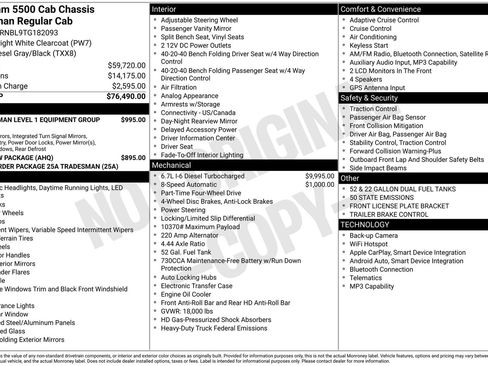 New 2026 RAM 5500 Tradesman image 24