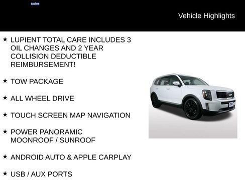 Certified 2022 Kia Telluride SX w/ Towing Package AWD/4WD image 8