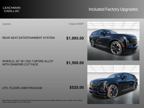 New 2026 Cadillac Escalade IQ Sport 1 w/ LPO, Floor Liner Package image 4