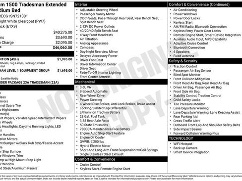 New 2025 RAM 1500 Tradesman w/ Night Edition image 31