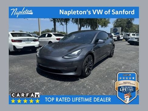 Used 2021 Tesla Model 3 Performance AWD/4WD image 1