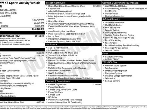 Used 2019 BMW X5 xDrive40i w/ Convenience Package image 21