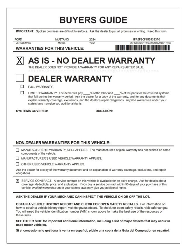 Used 2024 Ford Mustang GT Premium RWD image 28