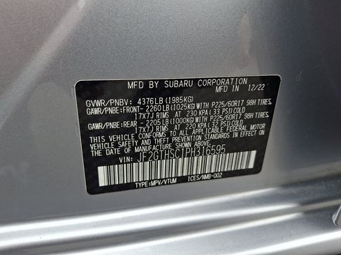 Certified 2023 Subaru Crosstrek 2.5i Sport image 27