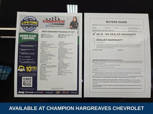 Certified 2023 Chevrolet Traverse LT AWD/4WD image 43