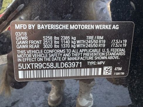 Used 2018 BMW X3 xDrive30i w/ Convenience Package image 29