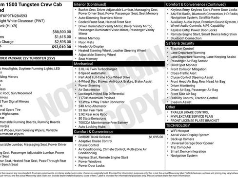 New 2026 RAM 1500 Tungsten AWD/4WD image 40