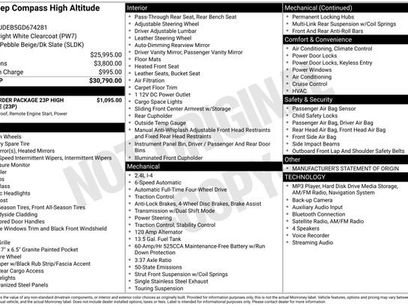 Used 2016 Jeep Compass High Altitude