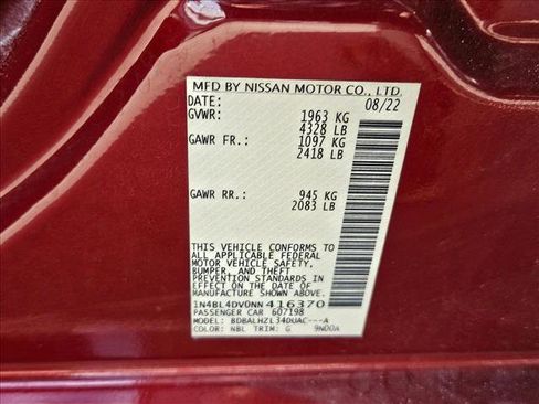 Used 2022 Nissan Altima 2.5 SV w/ SV Premium Package image 23