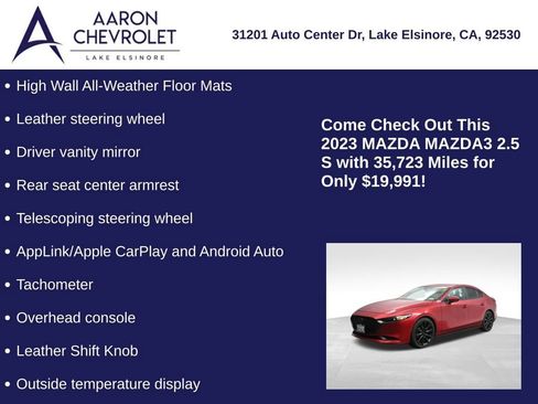 Used 2023 MAZDA MAZDA3 s image 25