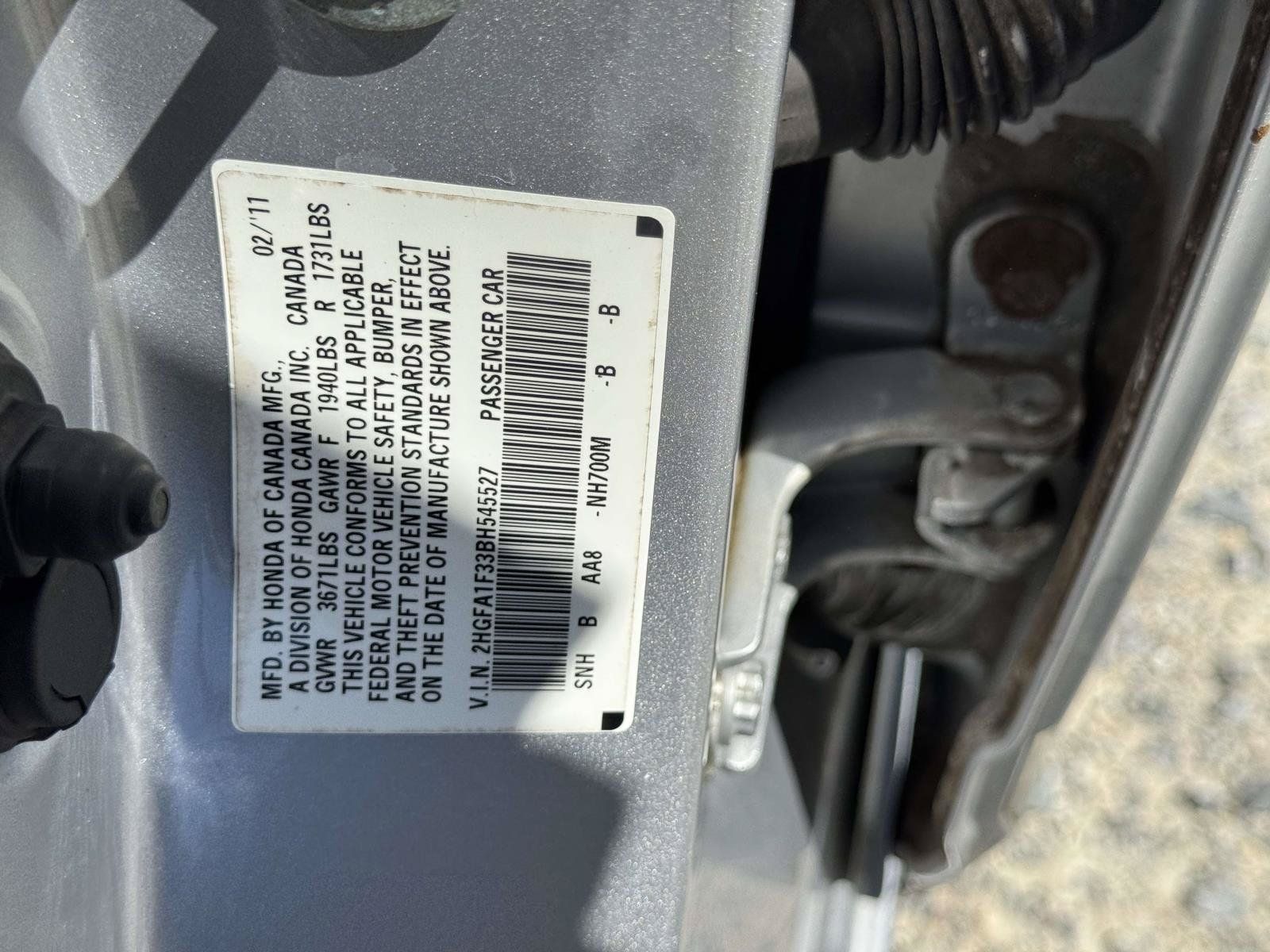 Used 2011 Honda Civic DX-VP image 15