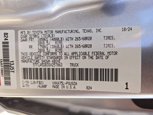 New 2025 Toyota Tundra SR5 image 20