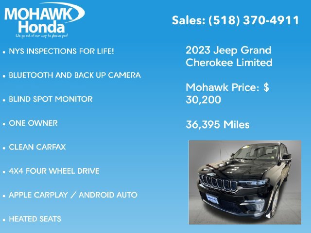 Used 2023 Jeep Grand Cherokee Limited AWD/4WD image 7