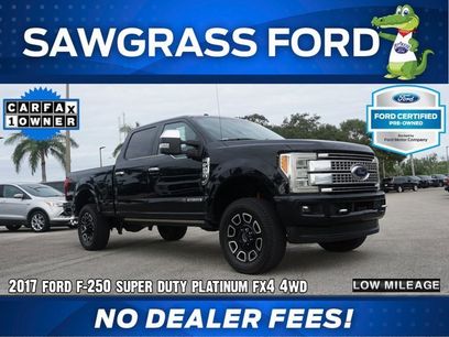 Certified 2017 Ford F250 Platinum w/ Platinum Ultimate Package