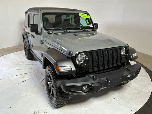 Certified 2022 Jeep Wrangler Unlimited Sport AWD/4WD image 1