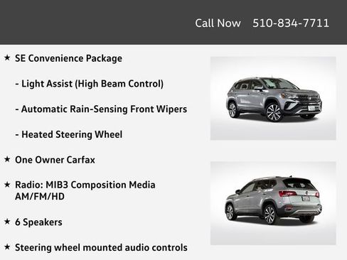 Certified 2022 Volkswagen Taos SE image 4