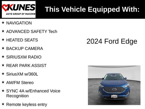 Used 2024 Ford Edge SEL AWD/4WD image 3