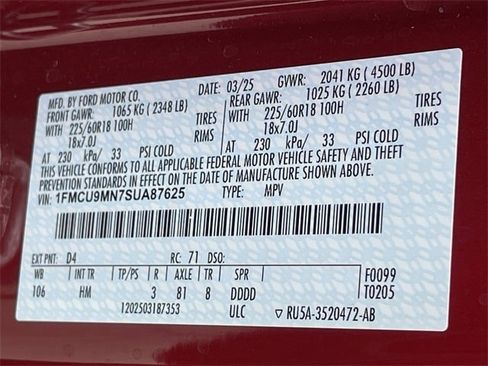 Used 2025 Ford Escape ST-Line image 28