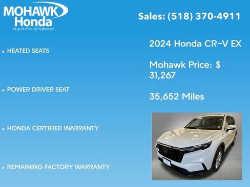 Certified 2024 Honda CR-V EX image 16