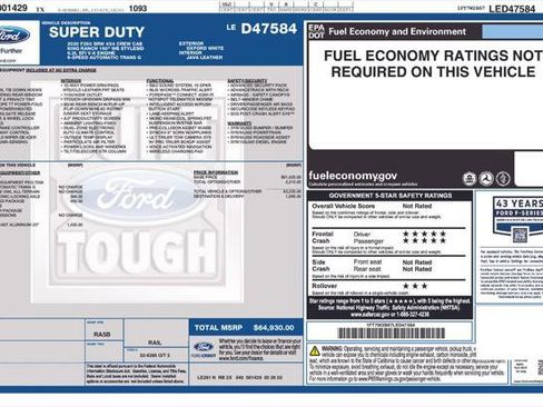 Used 2020 Ford F250 King Ranch w/ FX4 Off-Road Package AWD/4WD image 2