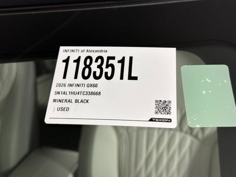 Used 2026 INFINITI QX60 Autograph w/ Dark Cargo Package image 27