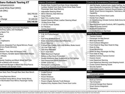 Used 2024 Subaru Outback Touring XT