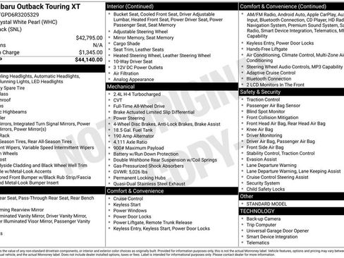 Used 2024 Subaru Outback Touring XT image 3