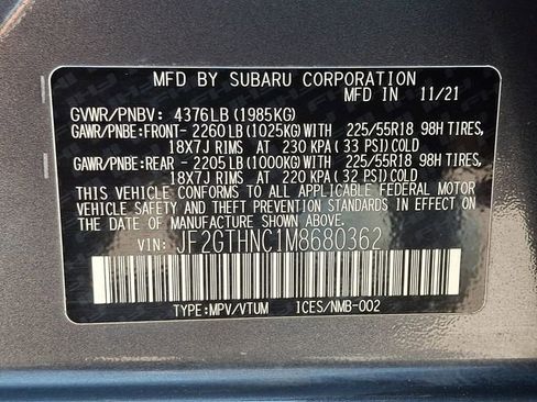Used 2021 Subaru Crosstrek 2.5i Limited w/ Moonroof Package 2 AWD/4WD image 26
