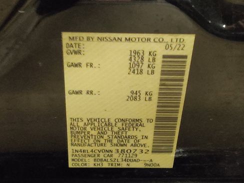 Used 2022 Nissan Altima 2.5 SR w/ Midnight Edition Package FWD image 33