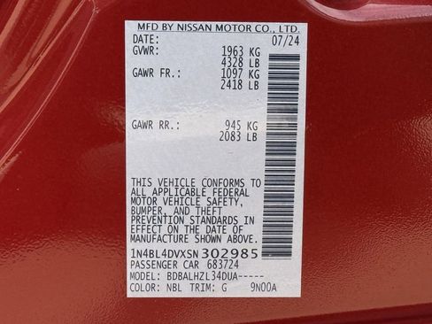 Used 2025 Nissan Altima 2.5 SV image 26