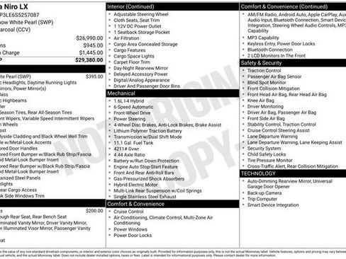 New 2025 Kia Niro LX image 5