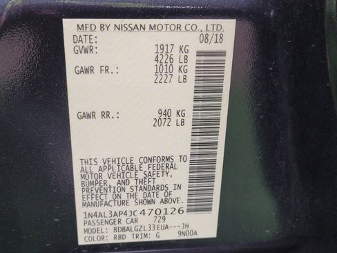 Used 2018 Nissan Altima 2.5 S w/ S Convenience Package image 33