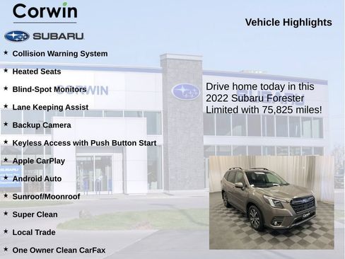 Used 2022 Subaru Forester Limited AWD/4WD image 6