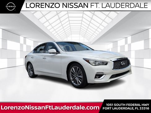 Used 2023 INFINITI Q50 Luxe w/ Cargo Package RWD image 1