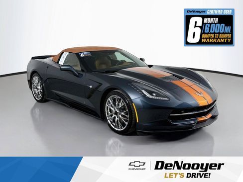 Used 2019 Chevrolet Corvette Stingray Convertible w/ 2LT Preferred Equipment Group RWD image 1