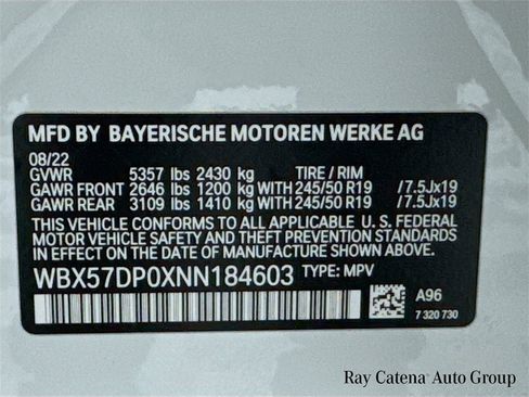 Certified 2022 BMW X3 xDrive30i w/ M Sport Package 2 image 33