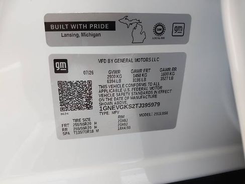 New 2026 Chevrolet Traverse LT w/ Sun and Wheel Package AWD/4WD image 34