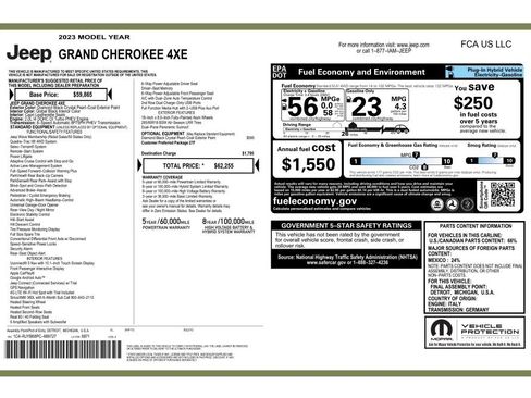 Used 2023 Jeep Grand Cherokee 4WD 4xe image 9