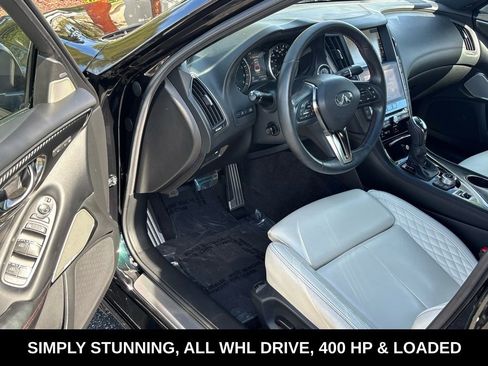 Certified 2023 INFINITI Q50 Red Sport 400 w/ Black Opal Edition image 13