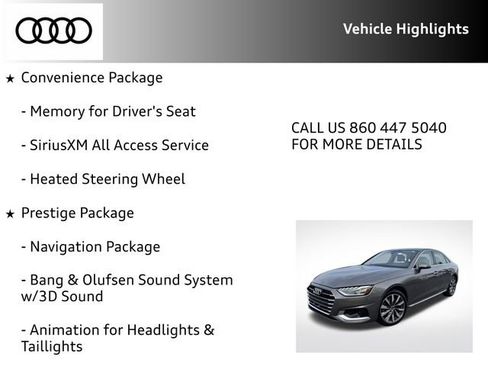 Certified 2022 Audi A4 2.0T Prestige AWD/4WD image 28