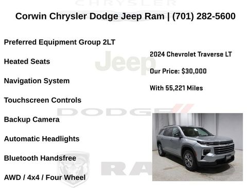 Used 2024 Chevrolet Traverse LT AWD/4WD image 6