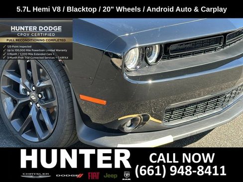 Certified 2022 Dodge Challenger R/T w/ Blacktop Package RWD image 14